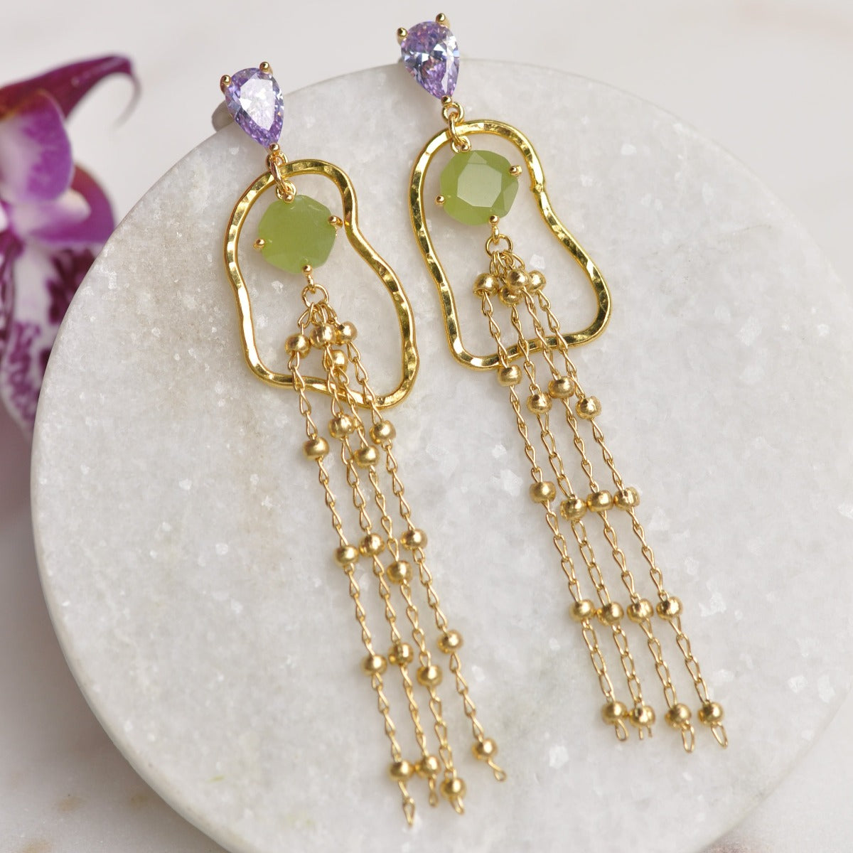 Aretes Flash of Spring - Ana Lince Accesorios - Accesorios para Mujer - Atemporales & Sostenibles