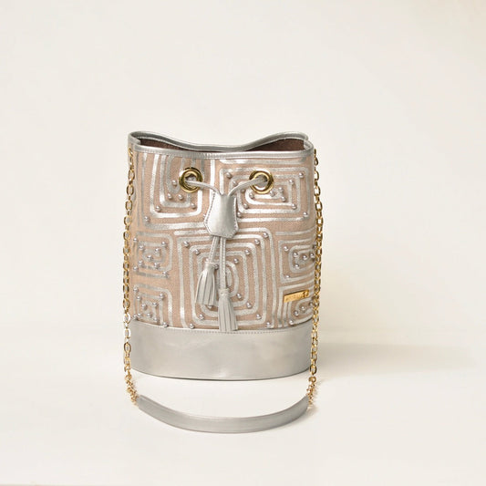 Bolso Bucket Silver - Ana Lince Accesorios - Accesorios para Mujer - Atemporales & Sostenibles