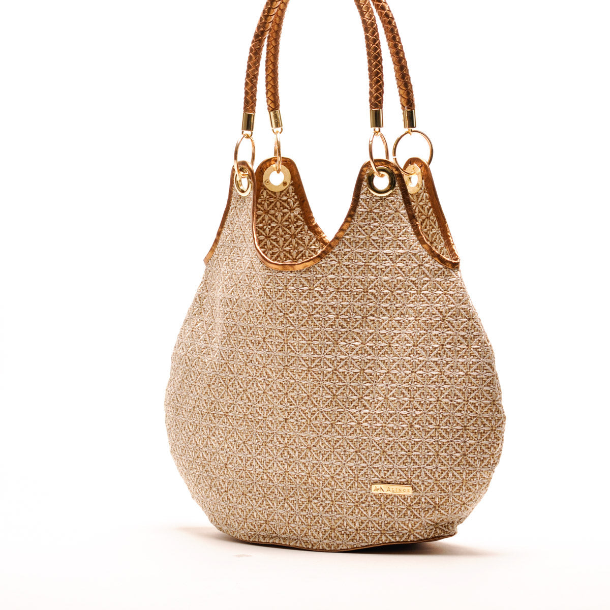 Bolso Round Jute Stars - Ana Lince Accesorios - Accesorios para Mujer - Atemporales & Sostenibles