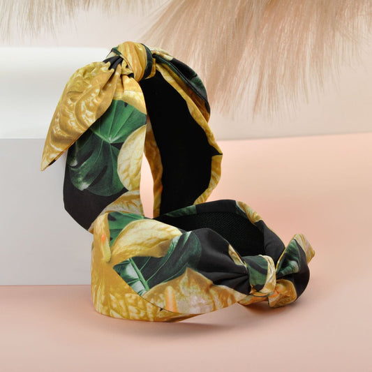 Diadema Tropical Leaves Gold - Ana Lince Accesorios - Accesorios para Mujer - Atemporales & Sostenibles