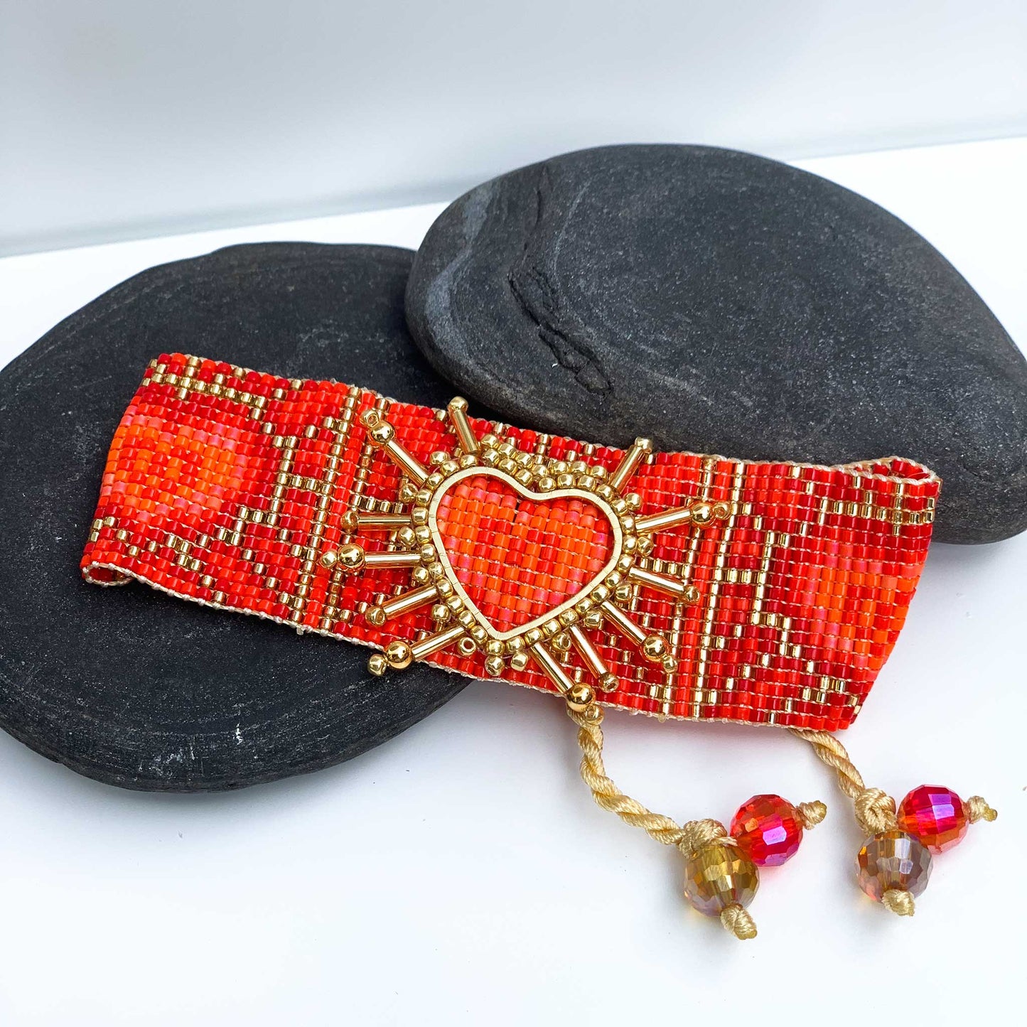 Pulsera Miyuki Corazón - Ana Lince Accesorios - Accesorios para Mujer - Atemporales & Sostenibles