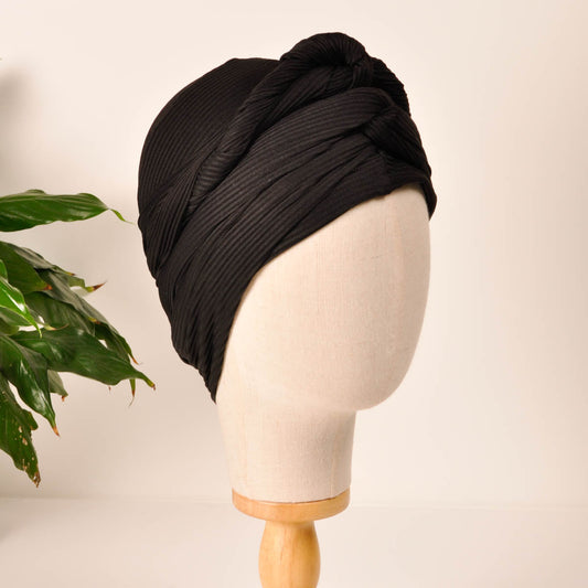 Turbante Negro - Ana Lince Accesorios - Accesorios para Mujer - Atemporales & Sostenibles