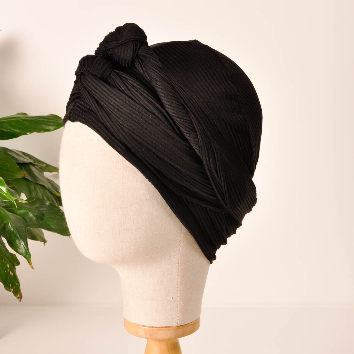 Turbante Negro - Ana Lince Accesorios - Accesorios para Mujer - Atemporales & Sostenibles